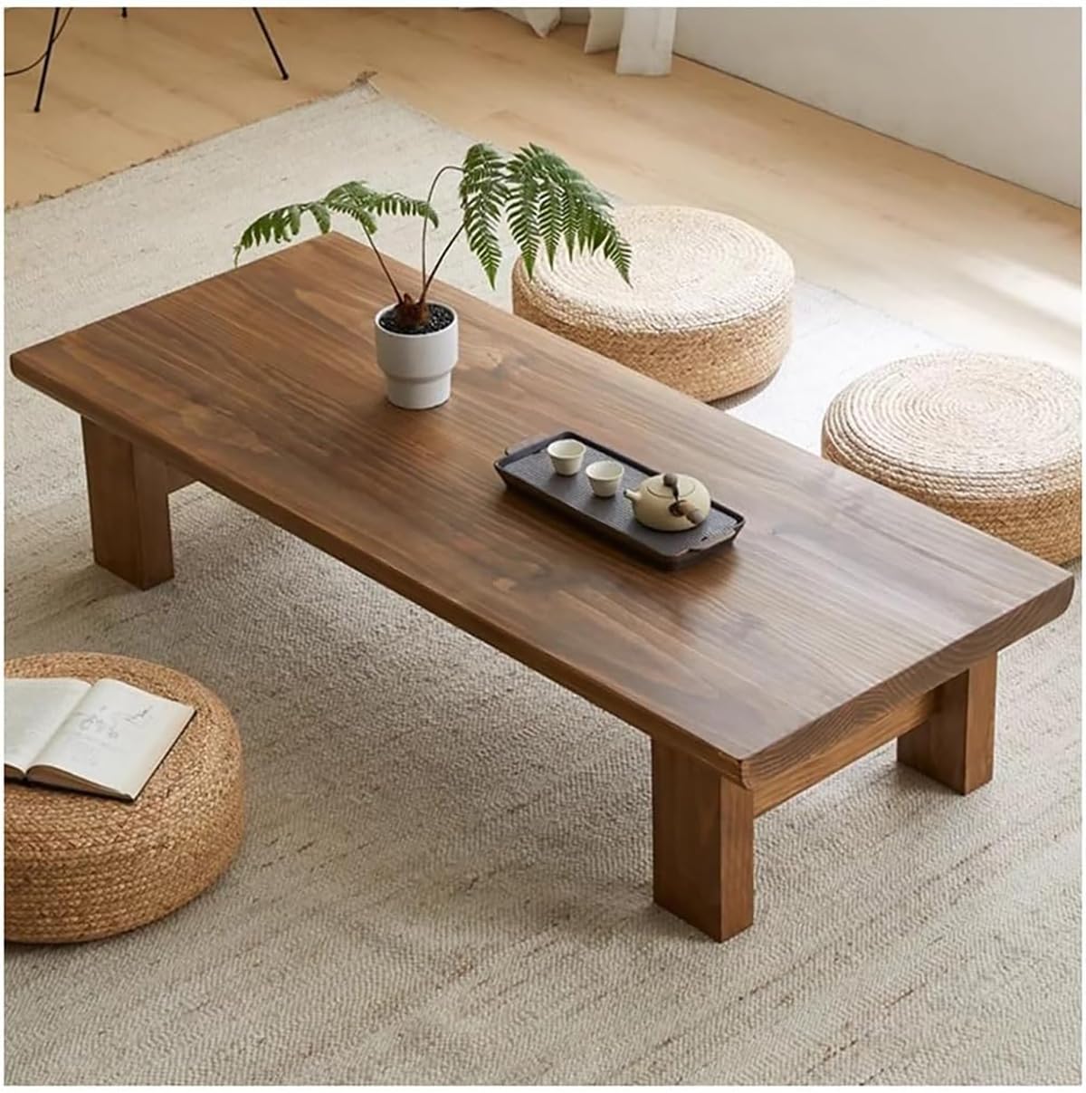 Amazon.com: CUPKEE Japanese Style Retro Coffee Table, 23.6